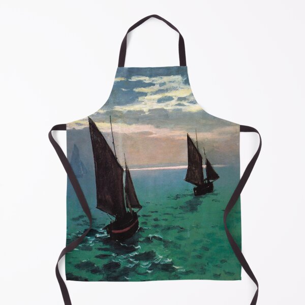 Item preview, Fishing Boats at Sea-Claude Monet designed and sold by LexBauer.