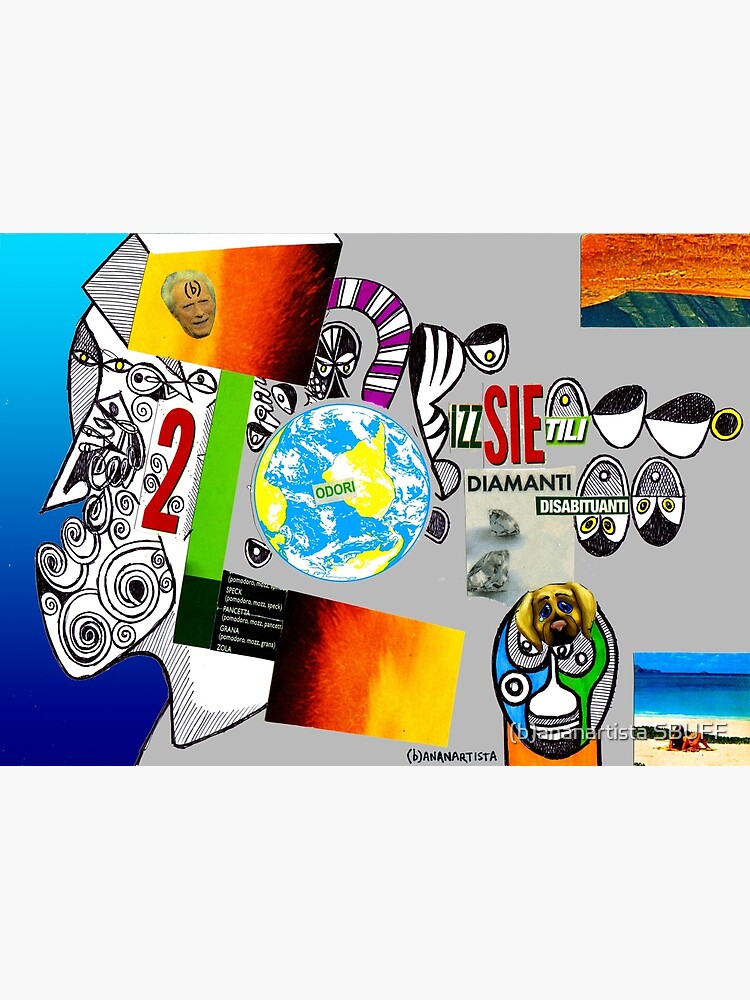 Izzsietili disabituanti (collage art) by bananartista