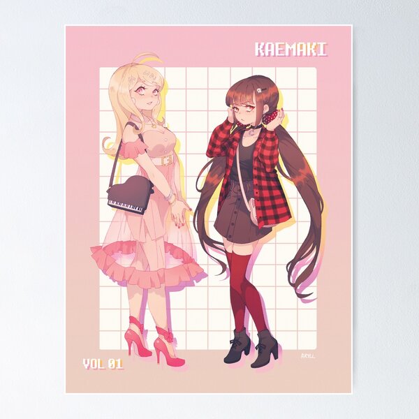 NEW DANGANRONPA V3 — Kaede Akamatsu & Maki Harukawa Poster