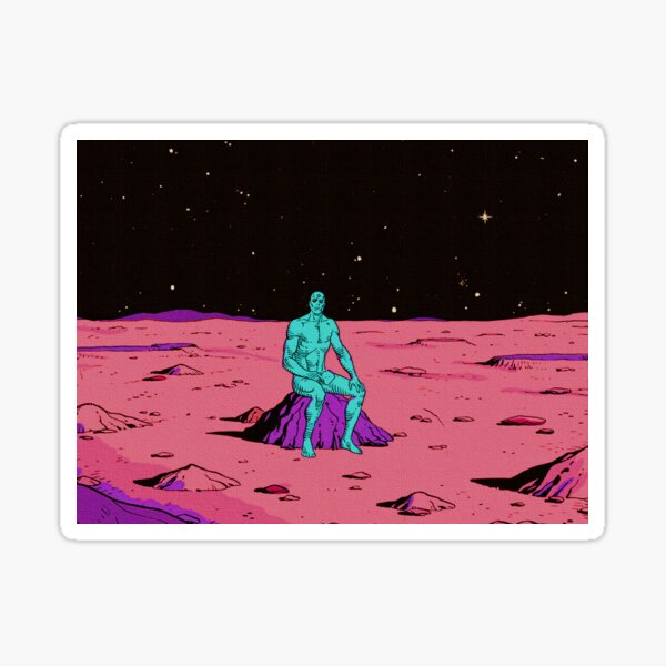 Dr Manhattan Ligma Balls Watchmen Meme Sticker for Sale by UnicornSithLord