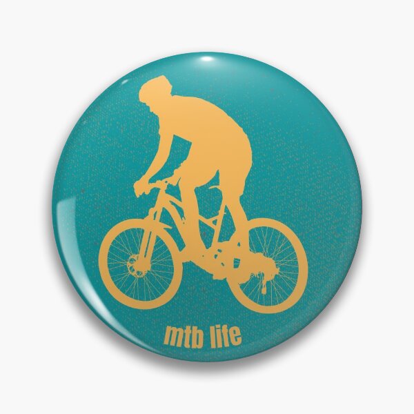 Artikelvorschau, Mountainbiker, Retro entworfen und verkauft von NomadMessenger.