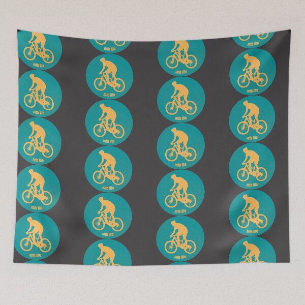 Item preview, Mountain biker, retro designed and sold by NomadMessenger.