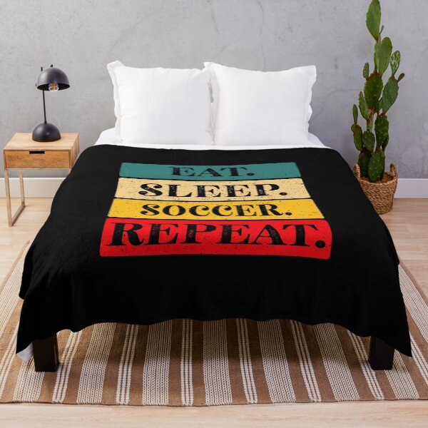 Item preview, Eat, Sleep, Soccer, Repeat Essential Classic Sticker And Shirt Design designed and sold by Glike.