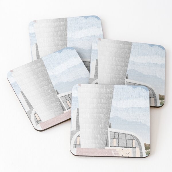 Item preview, Le Corbusier colored pencil radiant city Marseille designed and sold by DANE_Projects.
