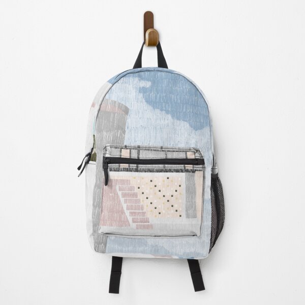 Item preview, Le Corbusier colored pencil radiant city Marseille designed and sold by DANE_Projects.