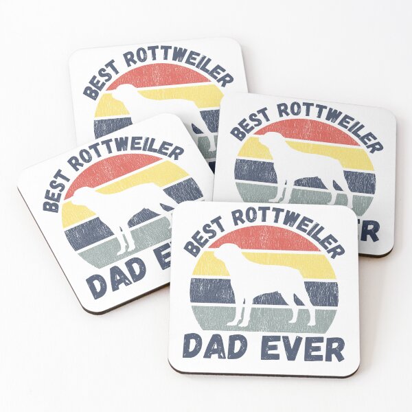 Item preview, Best rottweiler dad Ever Funny rottweiler saying designed and sold by OneTimeEngineer.