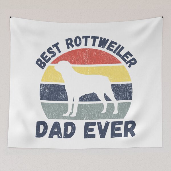 Item preview, Best rottweiler dad Ever Funny rottweiler saying designed and sold by OneTimeEngineer.