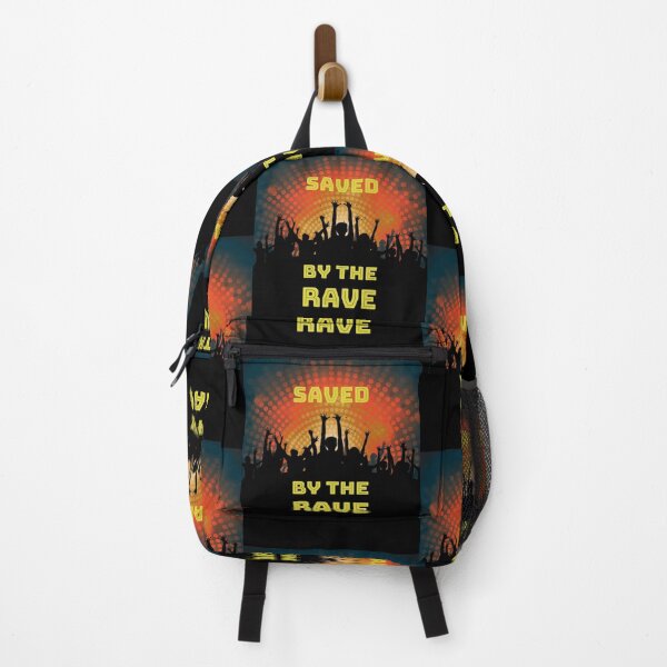 Item preview, Saved By The Rave - We Crave The Dance Floor 2021 - Yellow Red Black designed and sold by NoMatterLab.