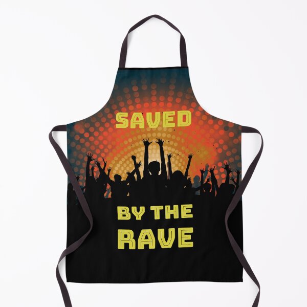 Item preview, Saved By The Rave - We Crave The Dance Floor 2021 - Yellow Red Black designed and sold by NoMatterLab.