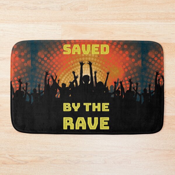 Item preview, Saved By The Rave - We Crave The Dance Floor 2021 - Yellow Red Black designed and sold by NoMatterLab.