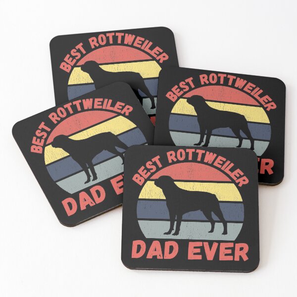 Item preview, Best rottweiler dad Ever Funny rottweiler saying designed and sold by OneTimeEngineer.