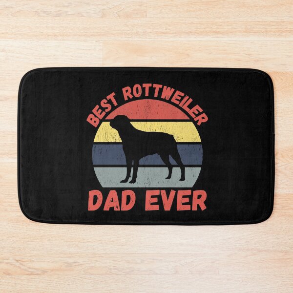 Item preview, Best rottweiler dad Ever Funny rottweiler saying designed and sold by OneTimeEngineer.