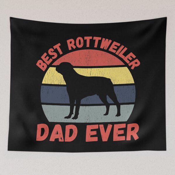 Item preview, Best rottweiler dad Ever Funny rottweiler saying designed and sold by OneTimeEngineer.