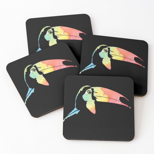 Item preview, Toucan papercut watercolor designed and sold by jbonnald.