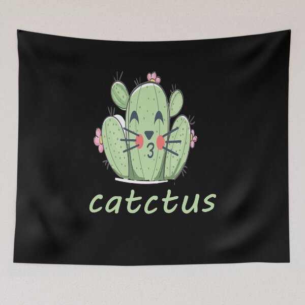 Item preview, easily distracted by cat and cactus funny for cats and cactus lovers  designed and sold by youcefkerris.