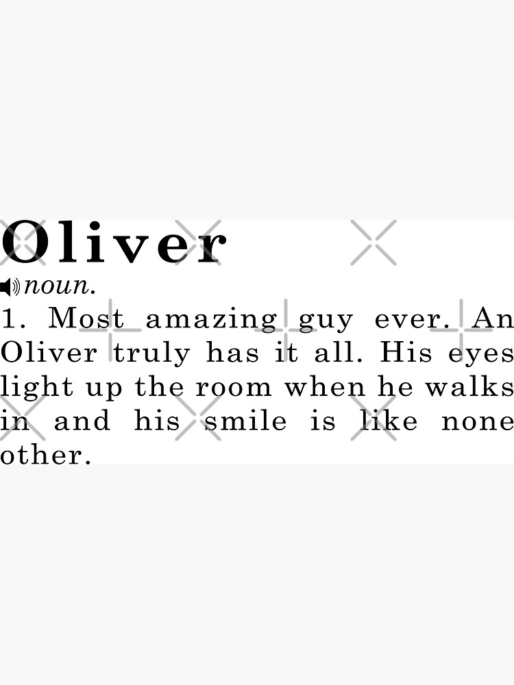 Significado del nombre Oliver