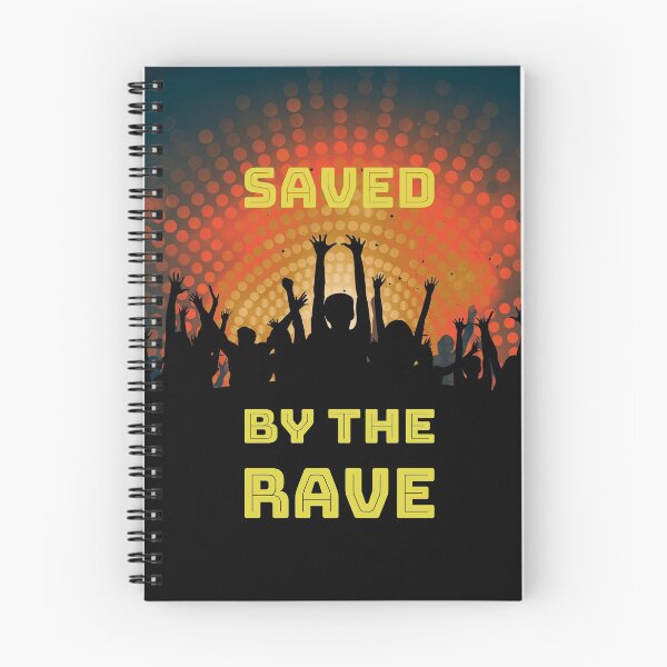 Item preview, Saved By The Rave - We Crave The Dance Floor 2021 - Yellow Red Black designed and sold by NoMatterLab.