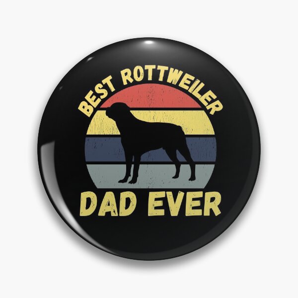 Item preview, Best rottweiler dad Ever Funny rottweiler saying designed and sold by OneTimeEngineer.
