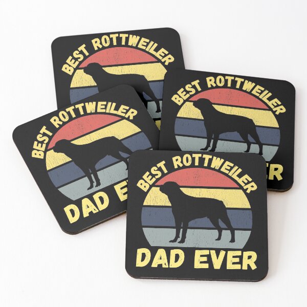 Item preview, Best rottweiler dad Ever Funny rottweiler saying designed and sold by OneTimeEngineer.