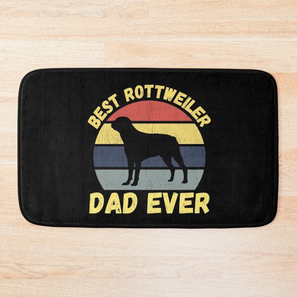 Item preview, Best rottweiler dad Ever Funny rottweiler saying designed and sold by OneTimeEngineer.