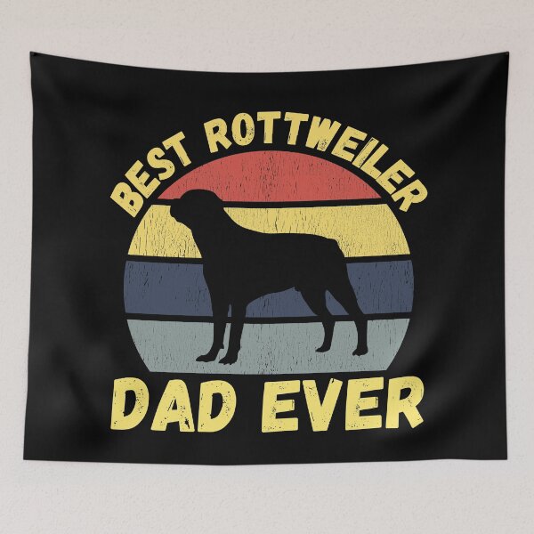 Item preview, Best rottweiler dad Ever Funny rottweiler saying designed and sold by OneTimeEngineer.