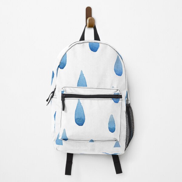 Item preview, Blue Watercolor Raindrop Seamless Pattern designed and sold by RaindropStudio.