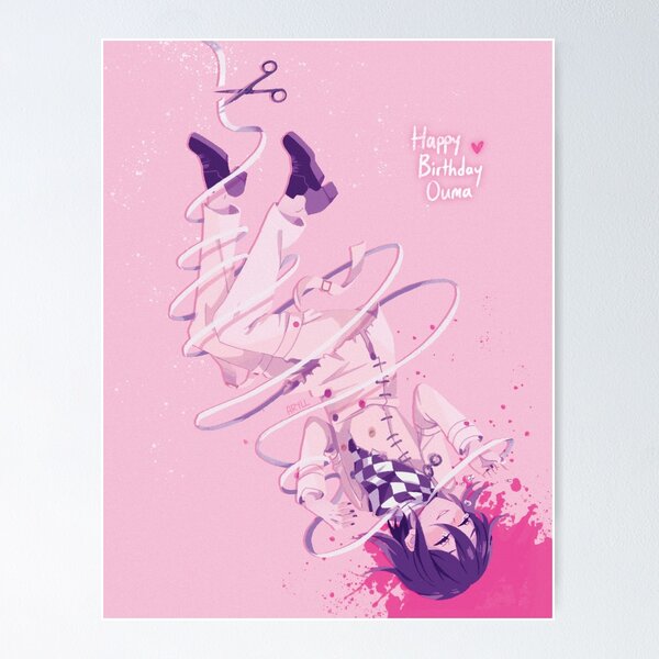 NEW DANGANRONPA V3 — Kokichi Ouma (HAPPY BIRTHDAY) Poster