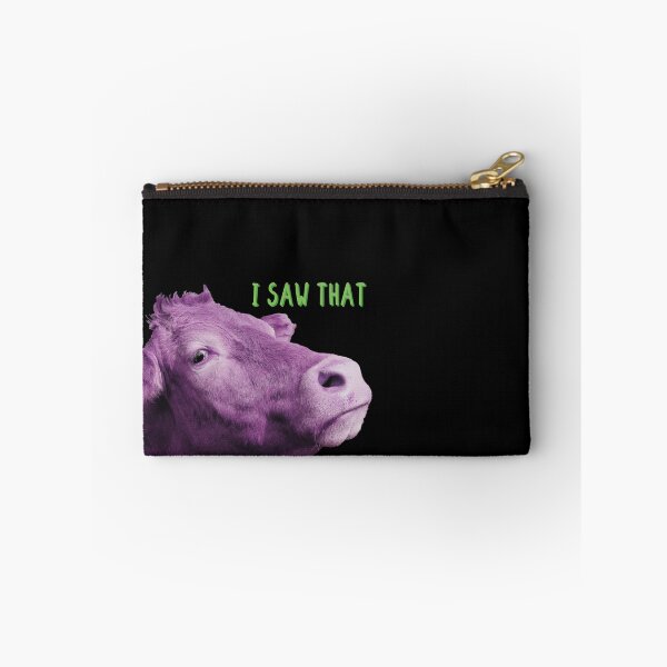 Item preview, I saw that, Purple Judgemental Cow designed and sold by stickmeok.