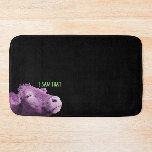 Item preview, I saw that, Purple Judgemental Cow designed and sold by stickmeok.