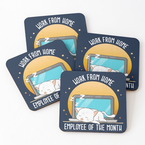 Item preview, Work From Home Employee Of The Month designed and sold by KennefRiggles.