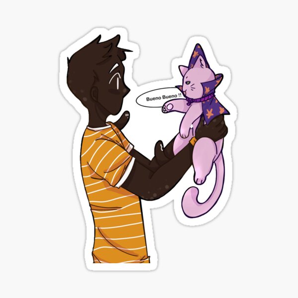"Bueno Bueno ((Juan and Oz from Monster Prom/Camp))" Sticker by
