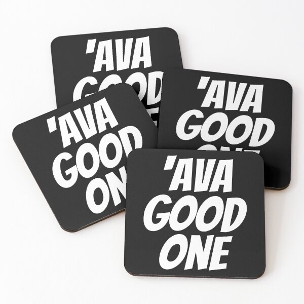 Artikelvorschau, 'Ava (Habe einen) Guten! Nur Text-Design. Weißer Text. Hauptstädte. entworfen und verkauft von JellyBeenzz.