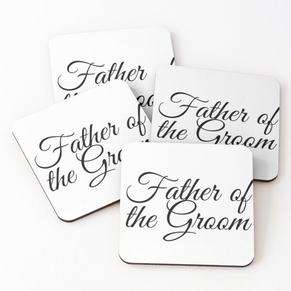 Item preview, Wedding Father of the Groom Black Letters designed and sold by edwardtiptonart.