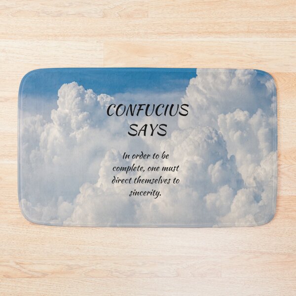 Item preview, Confucius Says Master Sincerity designed and sold by starshiporion.