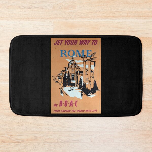 Item preview, retro classic Rome poster designed and sold by CorasPosters.