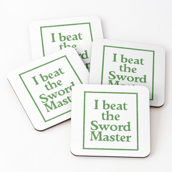 Item preview, I BEAT THE SWORD MASTER designed and sold by scummbar.