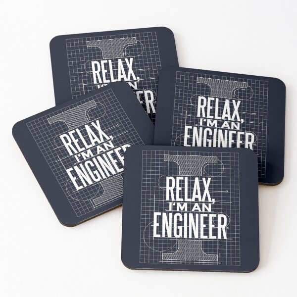 Item preview, Relax I'm an Engineer designed and sold by Web CreationsNL.