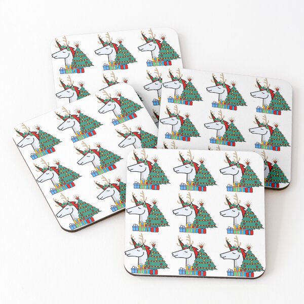 Aperçu de l'œuvre Cadeaux de licorne de Noël créée et vendue par PatternsRUs.