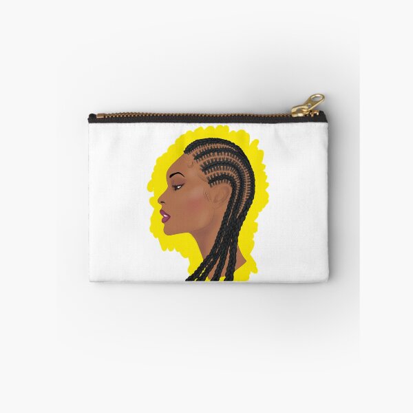 Item preview, Brown skin girl yellow corn rows designed and sold by Pascally.