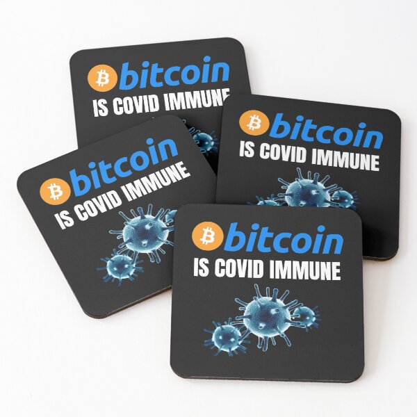 Item preview, Bitcoin is COVID IMMUNE - Digital Blue designed and sold by Cryptohaven.