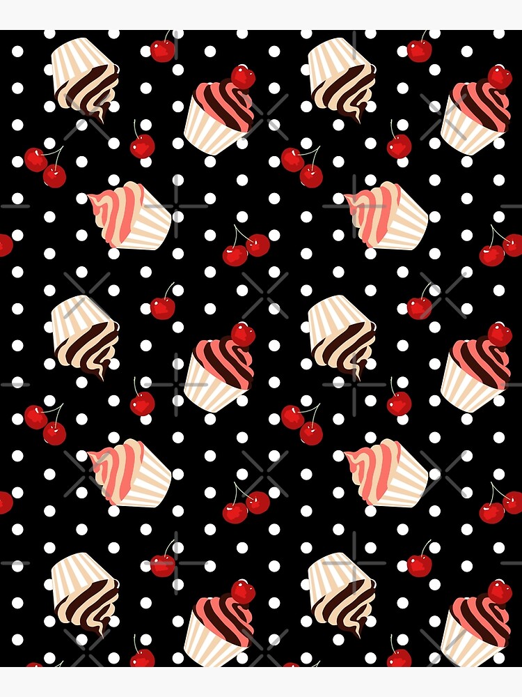 Rockabilly Cherry Cupcakes by nadyanadya