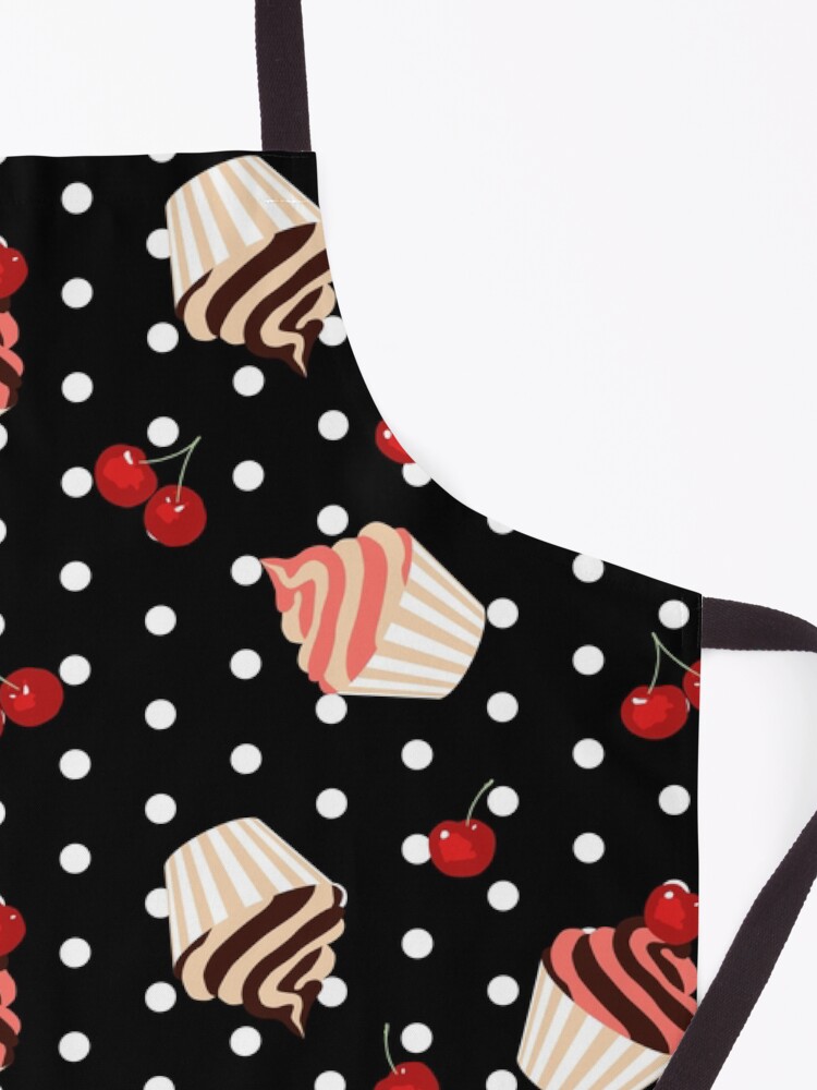 Alternate view of Rockabilly Cherry Cupcakes Apron