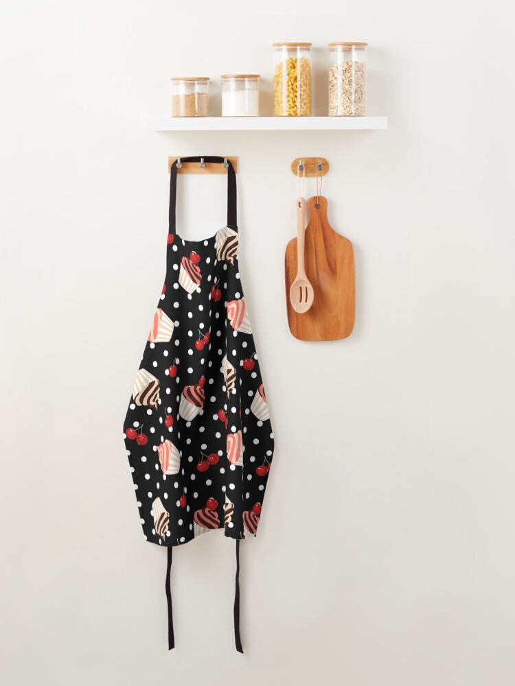 Alternate view of Rockabilly Cherry Cupcakes Apron