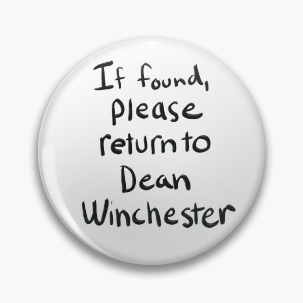 Item preview, Return to Dean Winchester designed and sold by MaryAreWe.