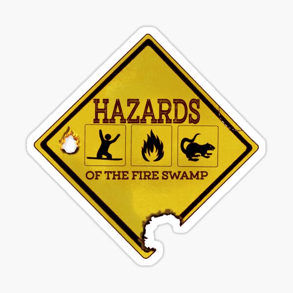 Fire swamp Sticker