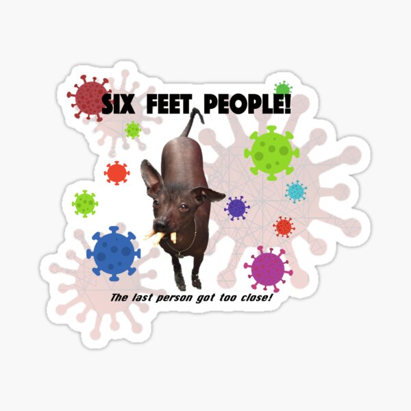 Item preview, Personas de seis pies designed and sold by Xolo-Rescue.