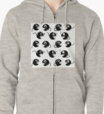 Chain CHOMP! White BG Zipped Hoodie