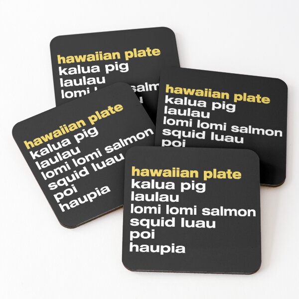 Item preview, Anatomy of a Hawaiian Plate Hawaii food designed and sold by alohagiftbox.