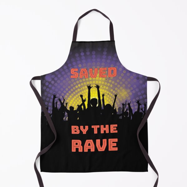 Item preview, Saved By The Rave - We Crave The Dance Floor 2021 - Red Yellow Purple Black designed and sold by NoMatterLab.