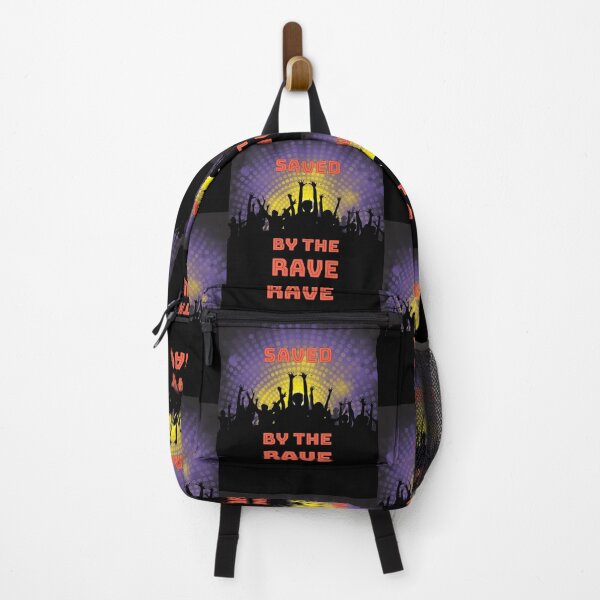 Item preview, Saved By The Rave - We Crave The Dance Floor 2021 - Red Yellow Purple Black designed and sold by NoMatterLab.